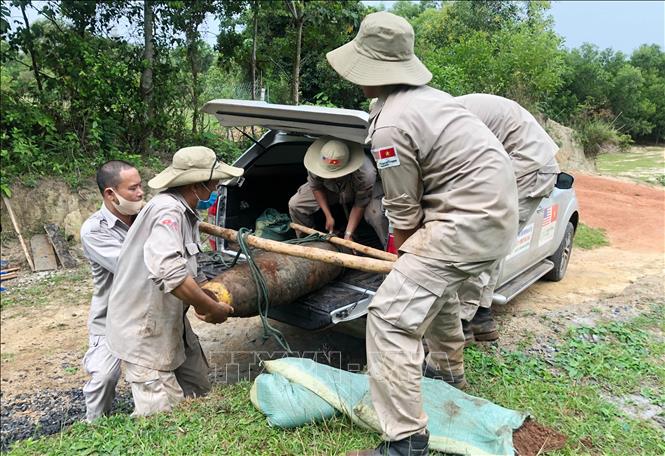 Quảng Trị xử lý an toàn quả bom nặng 227kg